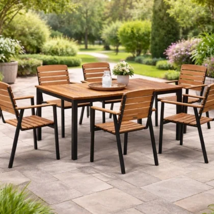 Garnitura Gazela 130x80/Gazela R 1+6